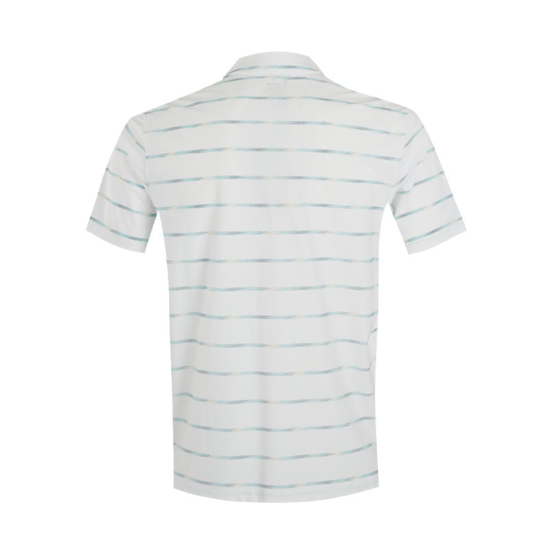 UNDER ARMOUR Drive Chill Printed Men's Polo (White/Blue)