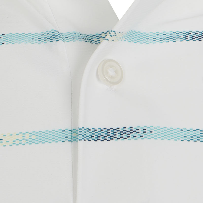 UNDER ARMOUR Drive Chill Printed Men's Polo (White/Blue)