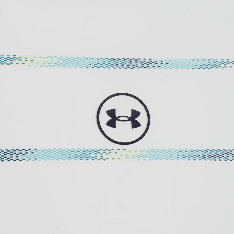 UNDER ARMOUR Drive Chill Printed Men's Polo (White/Blue)