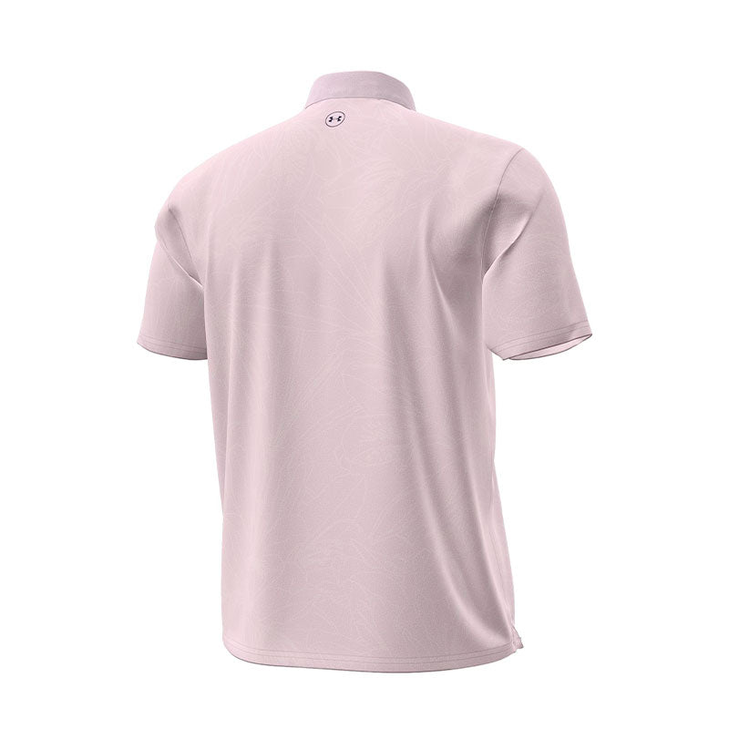 UNDER ARMOUR ArmourDry Jacquard Men's Polo (Prime Pink)