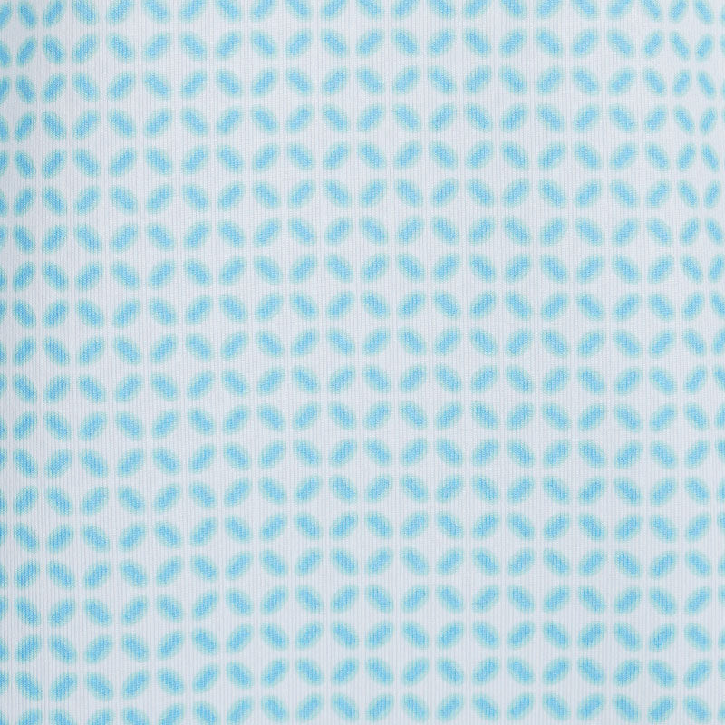FOOTJOY Ellipse Print Lisle Men's Polo (White/Blue)