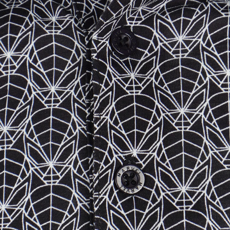 DISNEY Spider-Man Full Print Men's Polo (Black)