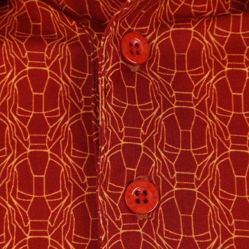 DISNEY Iron Man Men's Polo (Maroon)