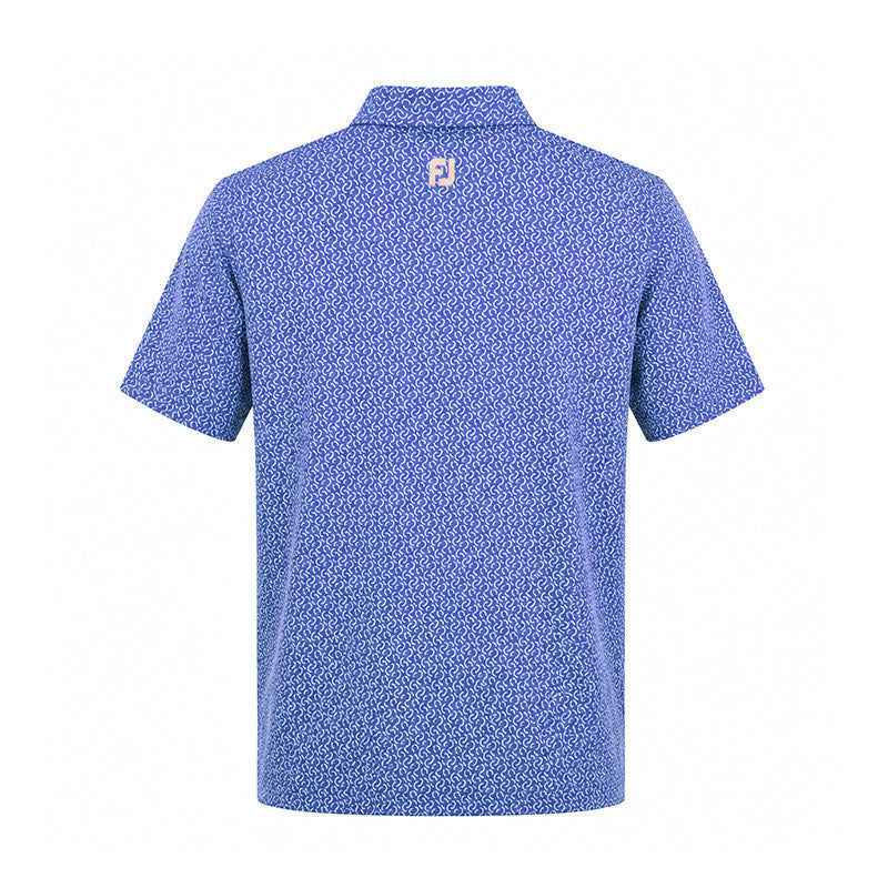 FOOTJOY Arc Geo Lisle Men's Polo (Violet)