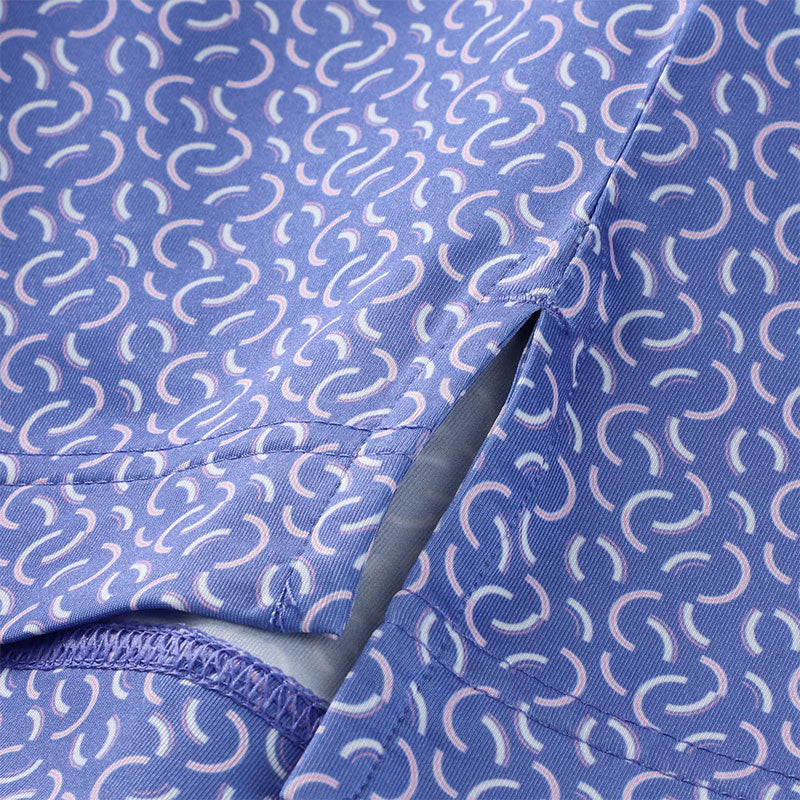 FOOTJOY Arc Geo Lisle Men's Polo (Violet)