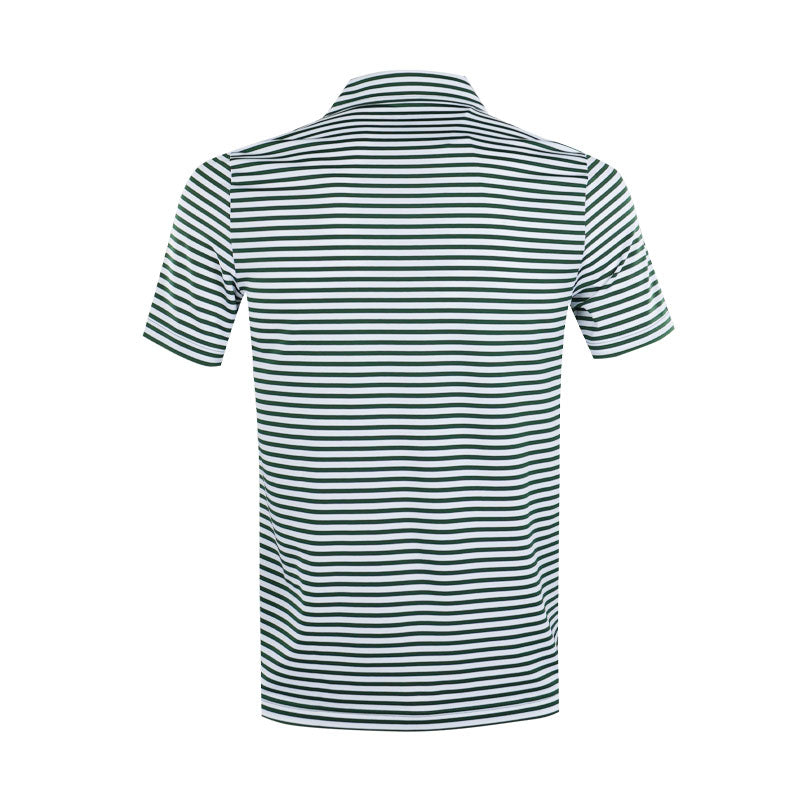 LACOSTE Regular Fit UV Protect Men's Polo (Green/White)