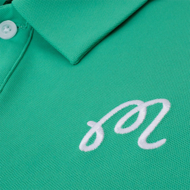 MALBON GOLF Fairway Men's Polo (Marine Green)