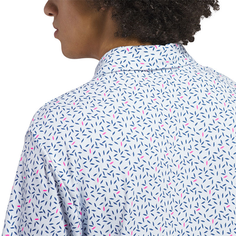 ADIDAS Ultimate365+ Soft Print Men's Polo (Sky)