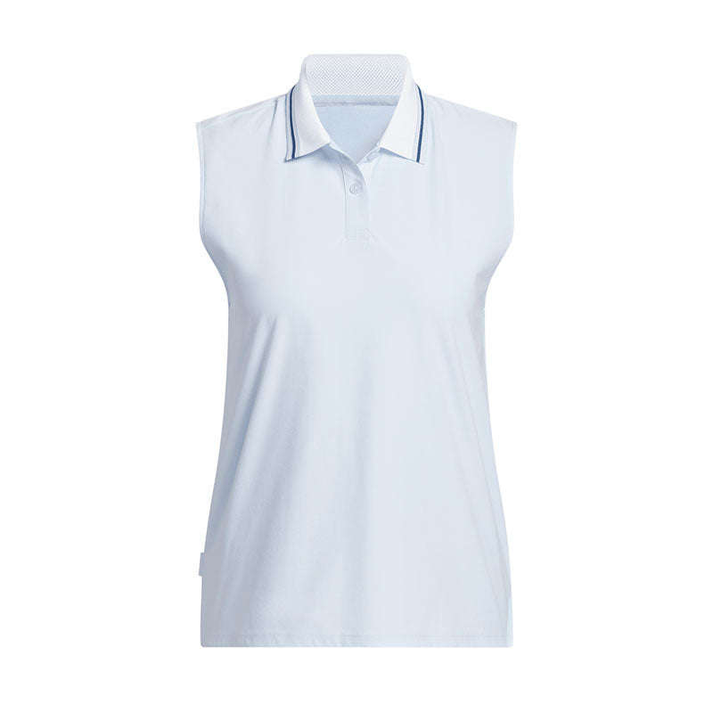 ADIDAS Beyond Twistknit Women's Sleeveless Polo (Sky)