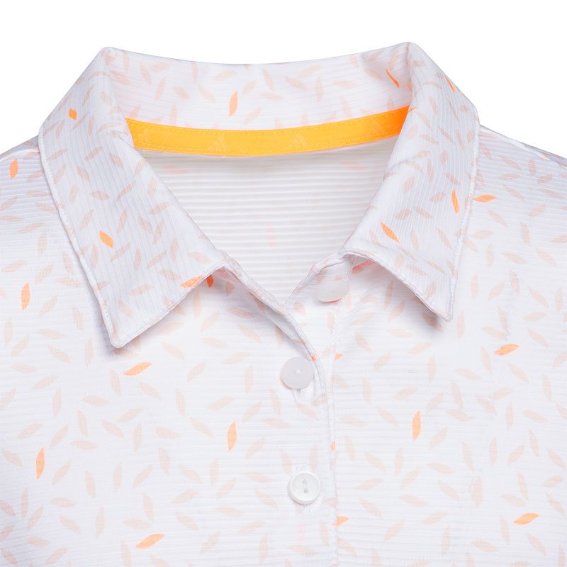 ADIDAS Printed Girl's Polo (White)