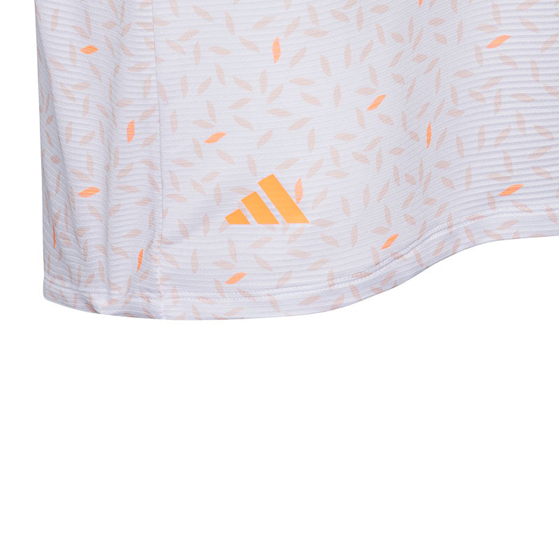 ADIDAS Printed Girl's Polo (White)