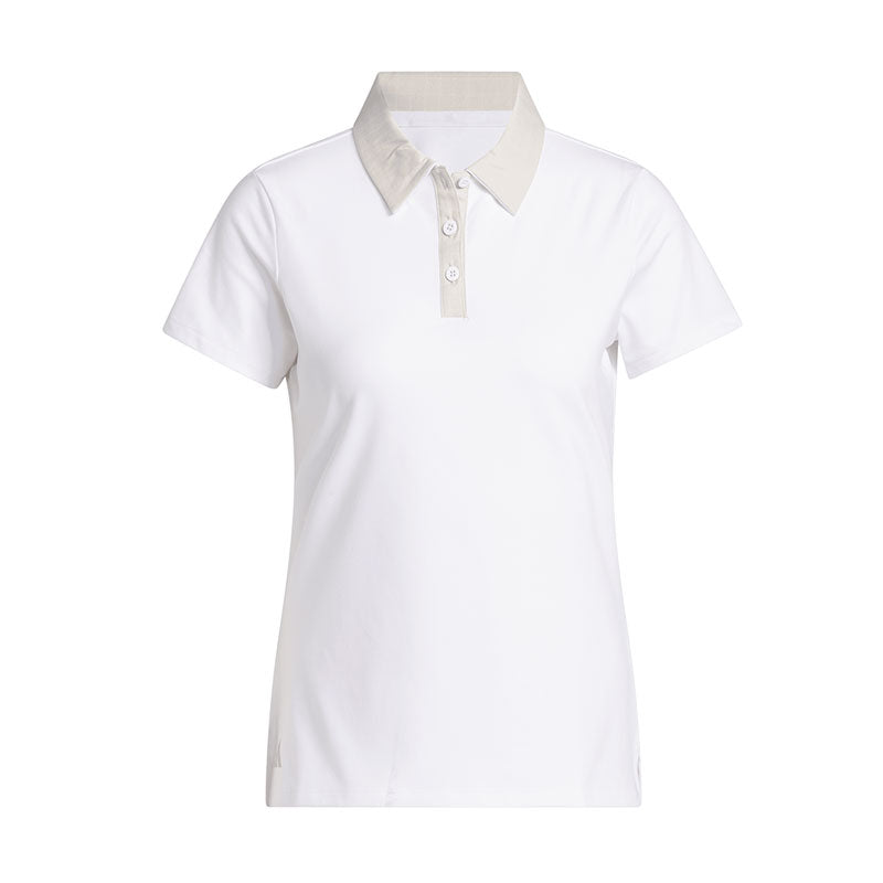 ADIDAS Ultimate365+ Butterspun Grid Women's Polo (Alumina)