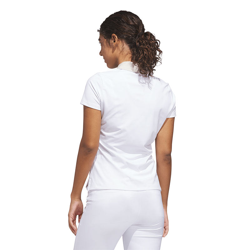 ADIDAS Ultimate365+ Butterspun Grid Women's Polo (Alumina)