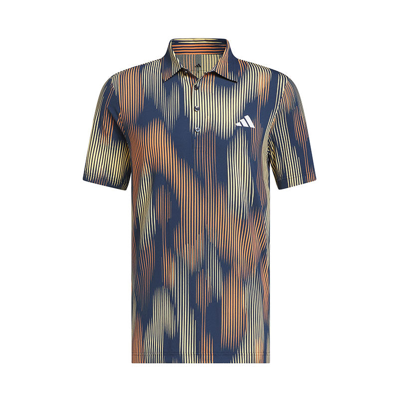 ADIDAS Ultimate365 Tour Feel Print Men's Polo (Orange)