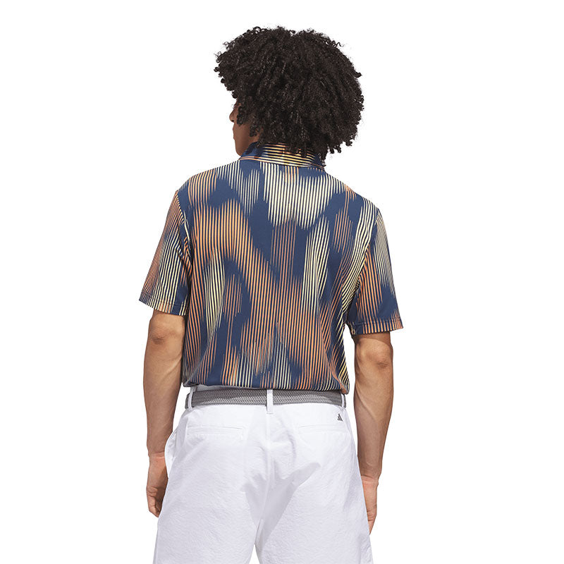 ADIDAS Ultimate365 Tour Feel Print Men's Polo (Orange)