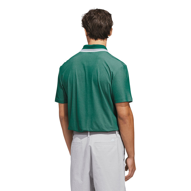 ADIDAS Ultimate365 Tour Twistknit Men's Pique Polo (Green)
