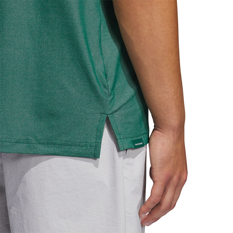 ADIDAS Ultimate365 Tour Twistknit Men's Pique Polo (Green)
