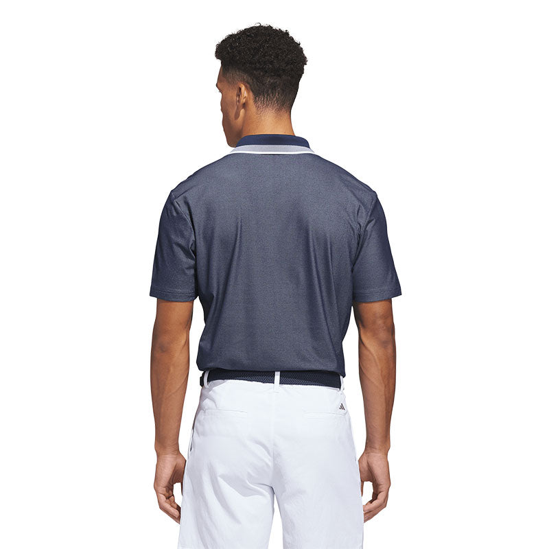 ADIDAS Ultimate365 Tour Twistknit Men's Pique Polo (Navy)