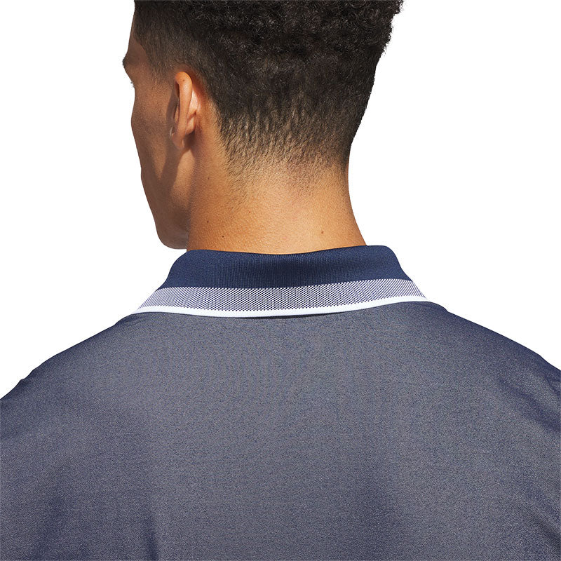 ADIDAS Ultimate365 Tour Twistknit Men's Pique Polo (Navy)