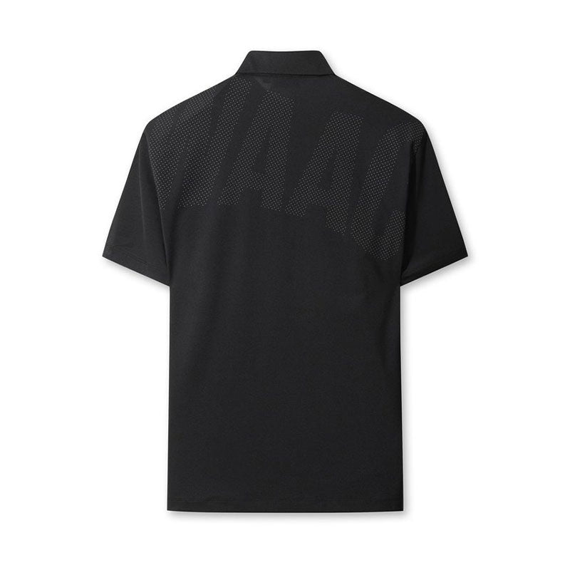 WAAC Player's Edition Emblem Basic Men's Polo (Black)
