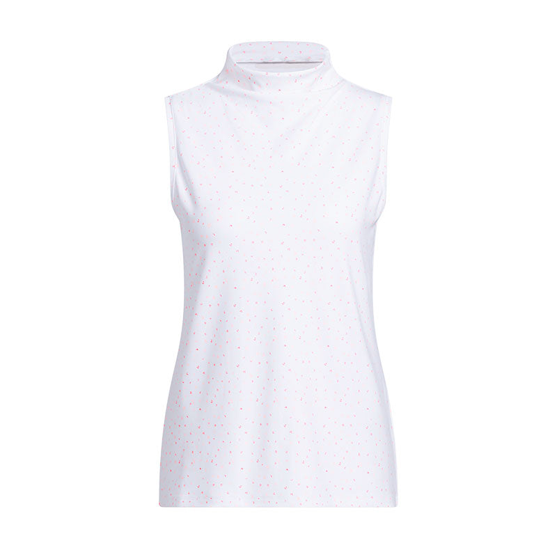 ADIDAS Ultimate365+ Butterspun Women's Sleeveless Mock Shirt (White)