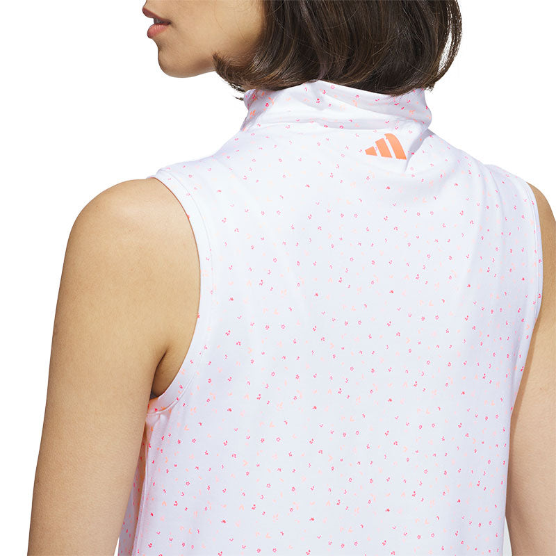 ADIDAS Ultimate365+ Butterspun Women's Sleeveless Mock Shirt (White)