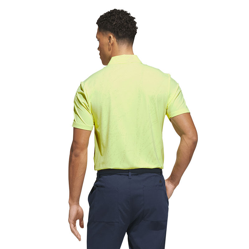 ADIDAS Ultimate365 Tour Cool Feeling  Fescue Men's Polo (Lemon)
