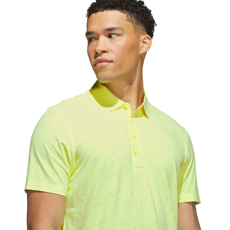 ADIDAS Ultimate365 Tour Cool Feeling  Fescue Men's Polo (Lemon)