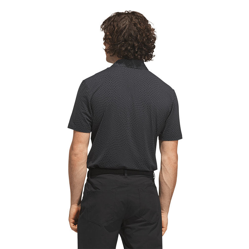 ADIDAS Ultimate365 Tour Cool Feeling Deco Men's Polo (Black)