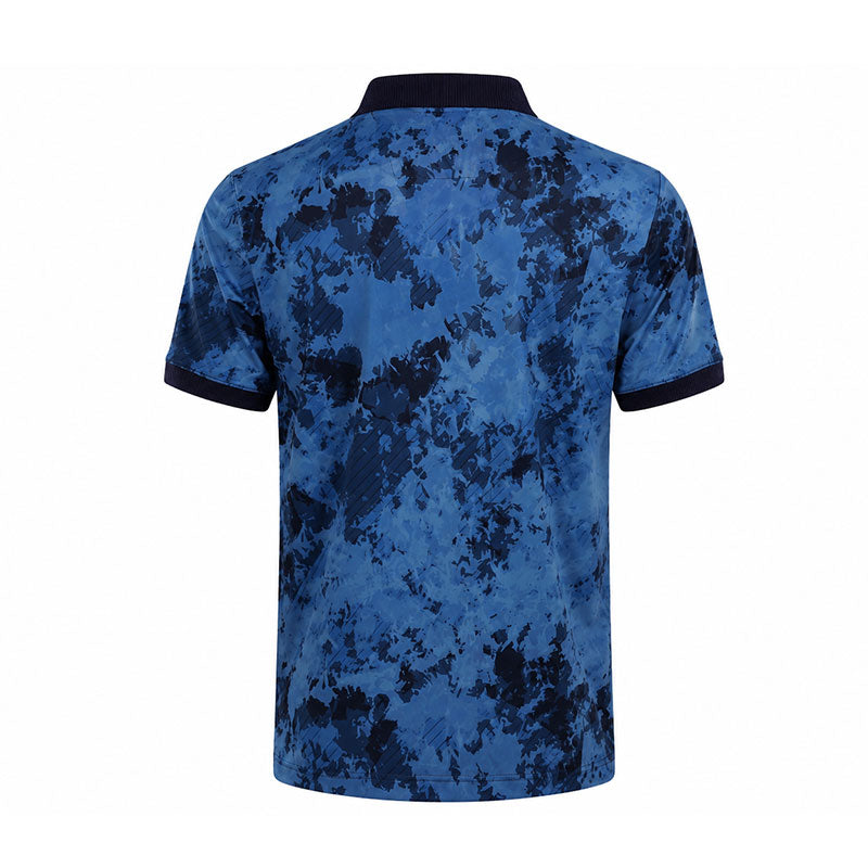 CALVIN KLEIN Digital Chaos Print Men's Polo (Navy)