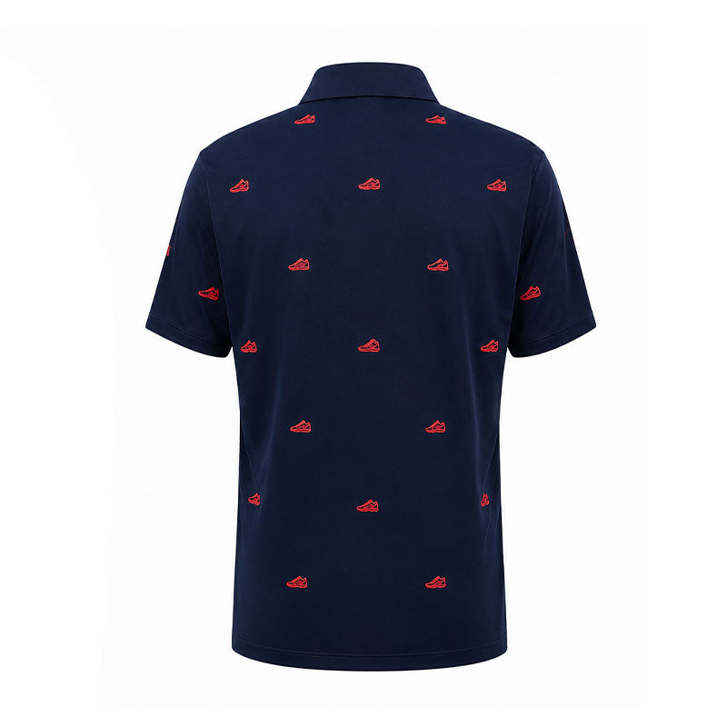 NIKE Par Men's Polo (Navy/Lava)