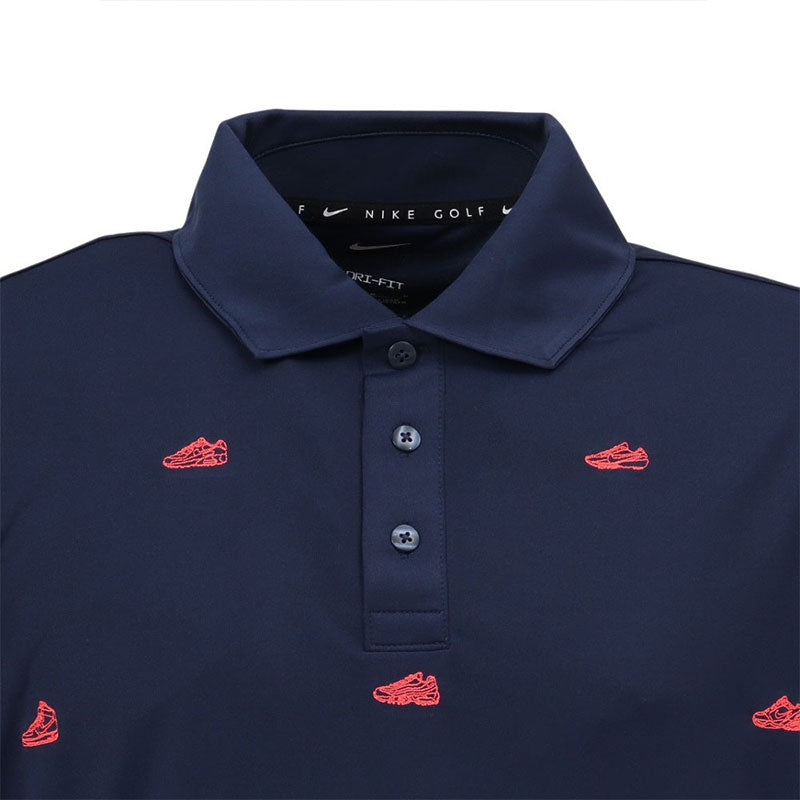 NIKE Par Men's Polo (Navy/Lava)