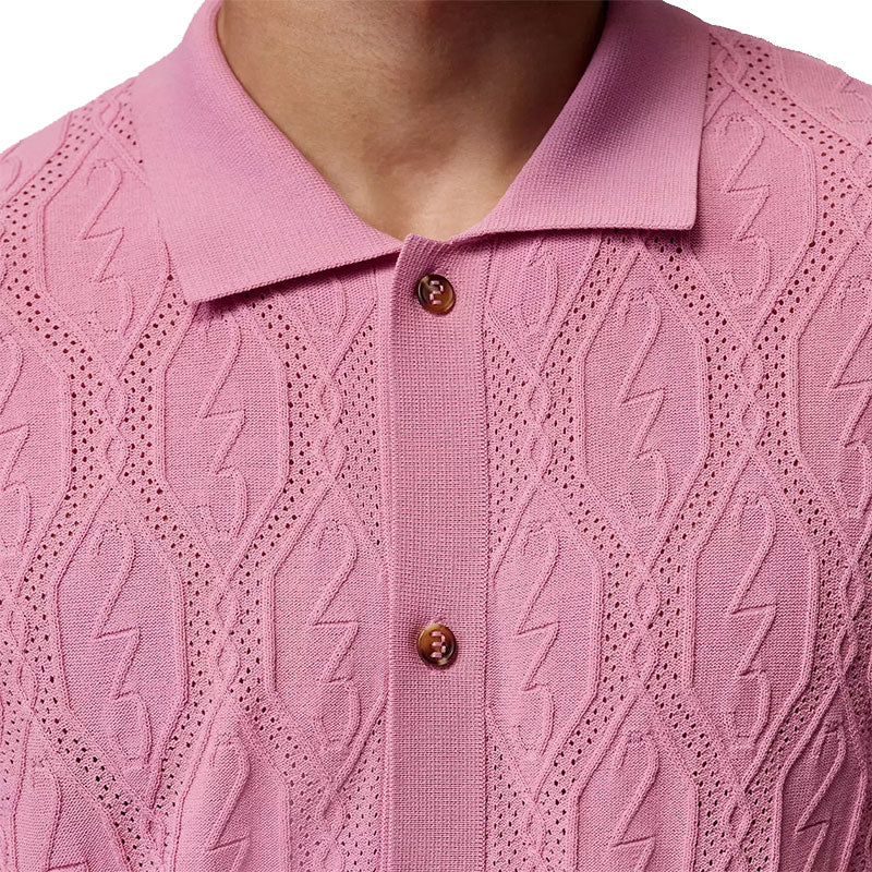 NIKE Jordan Sport Button-Down Men's Polo (Pink)