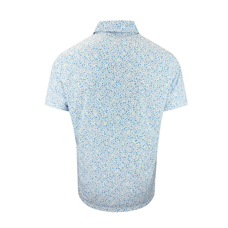 NIKE Par Dri-FIT Striped Men's Polo (Aurora Blue)