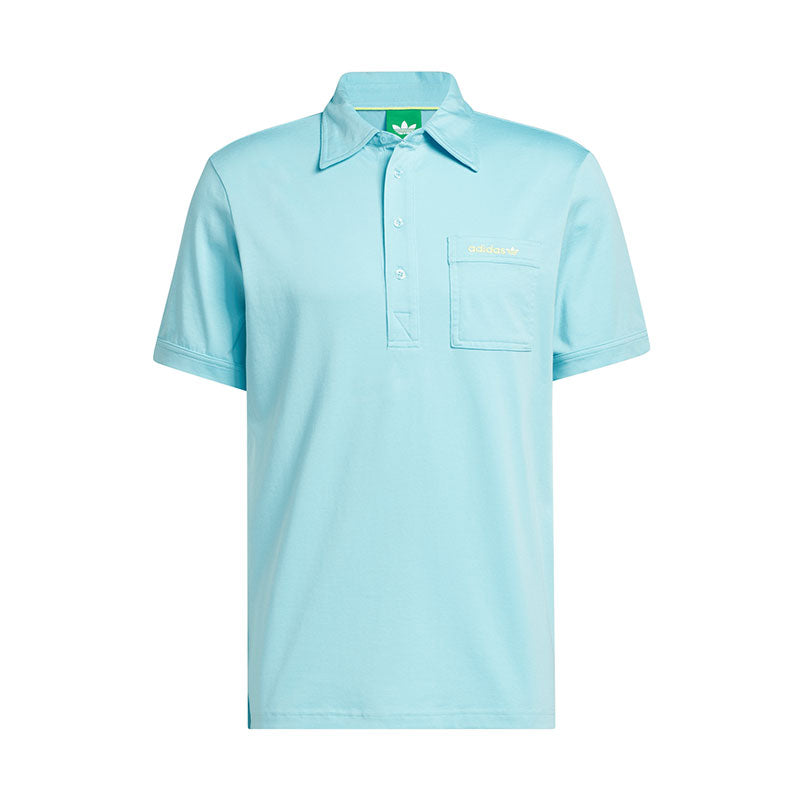 ADIDAS Originals Archive Pocket Men's Polo (Light Aqua)