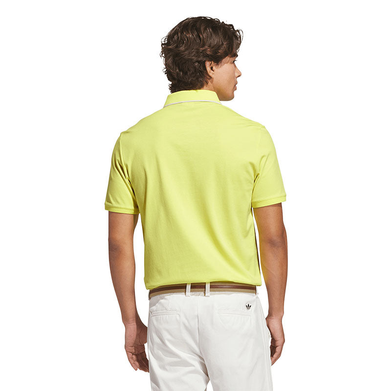 ADIDAS Originals Twistknit Trefoil Men's Polo (Pure Lemon)