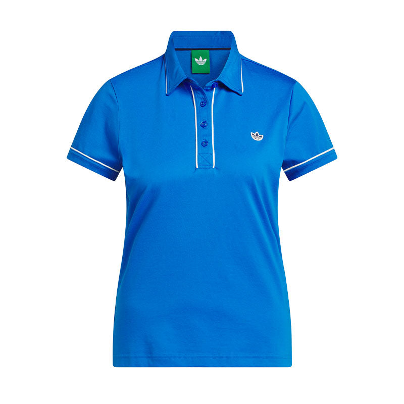 ADIDAS Originals Solid Women's Polo  (Bluebird)