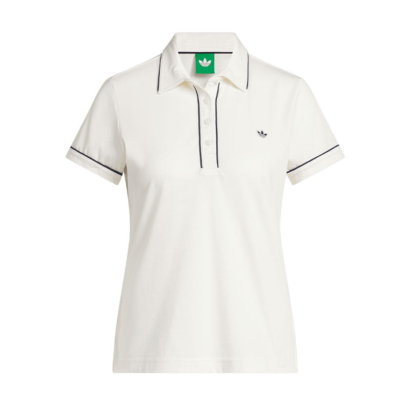 ADIDAS Originals Solid Women's Polo (Chalk White)