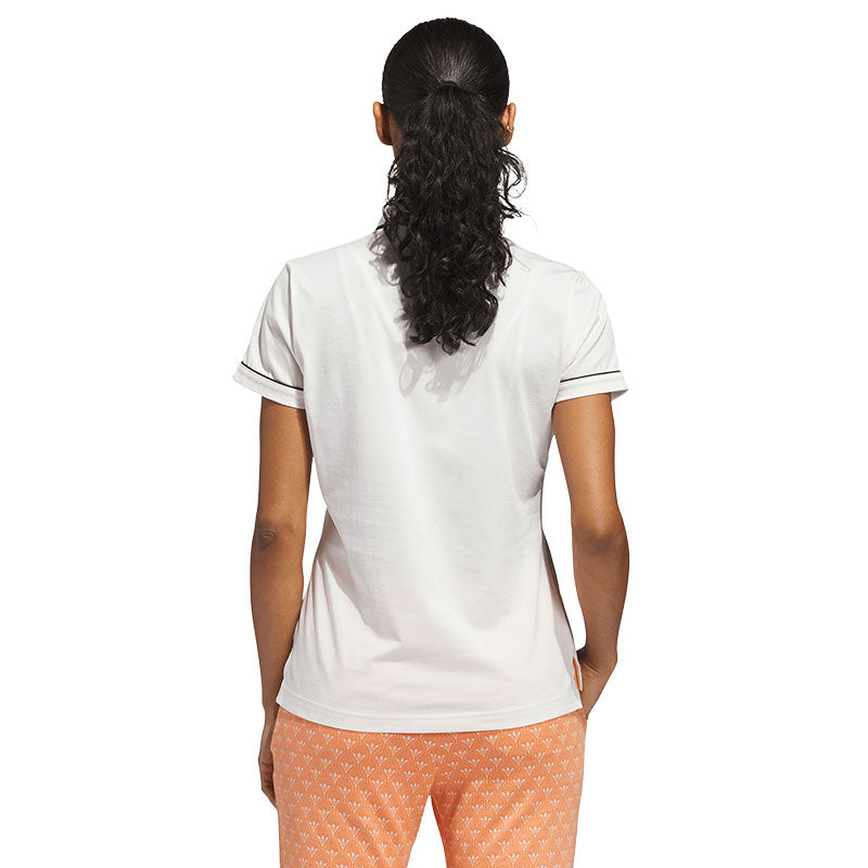 ADIDAS Originals Solid Women's Polo (Chalk White)
