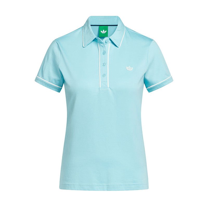 ADIDAS Originals Solid Women's Polo (Light Aqua)