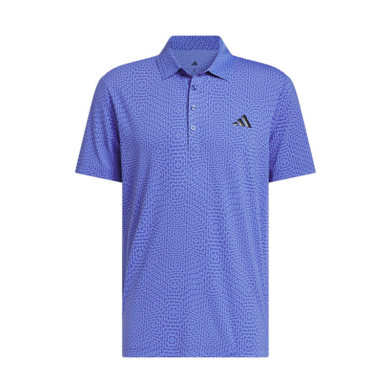 ADIDAS Ultimate365 Tour Cool Feeling Deco Men's Polo (Indigo/Real Lilac)