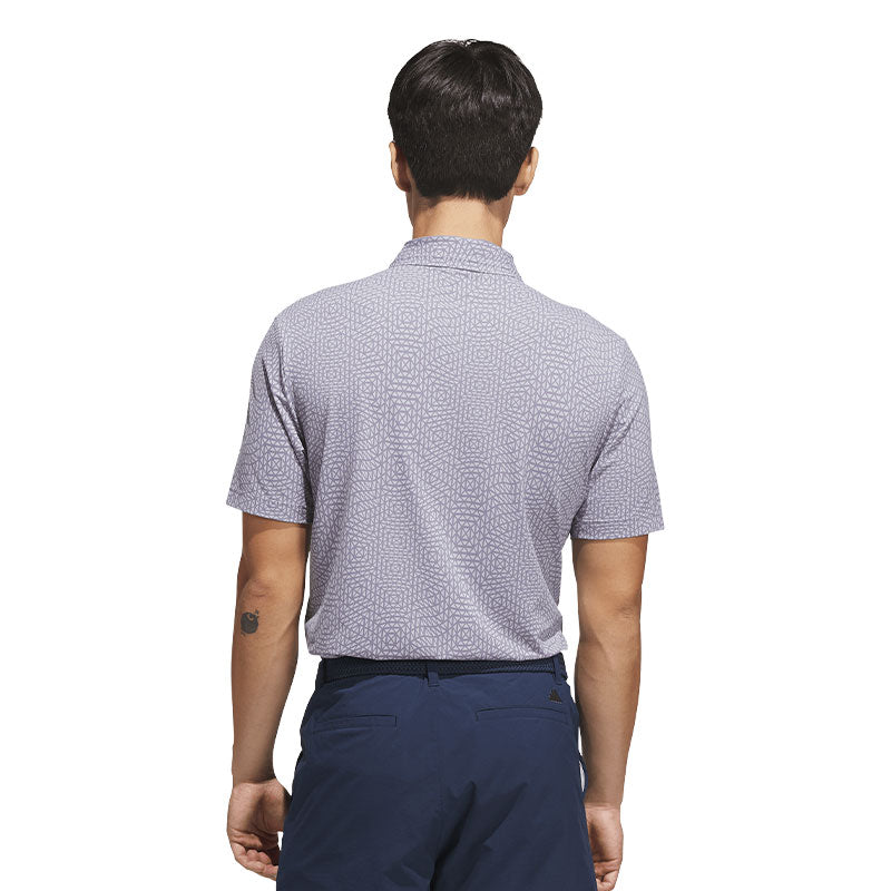 ADIDAS Ultimate365 Tour Cool Feeling Deco Men's Polo  (Slate/Glory Grey)