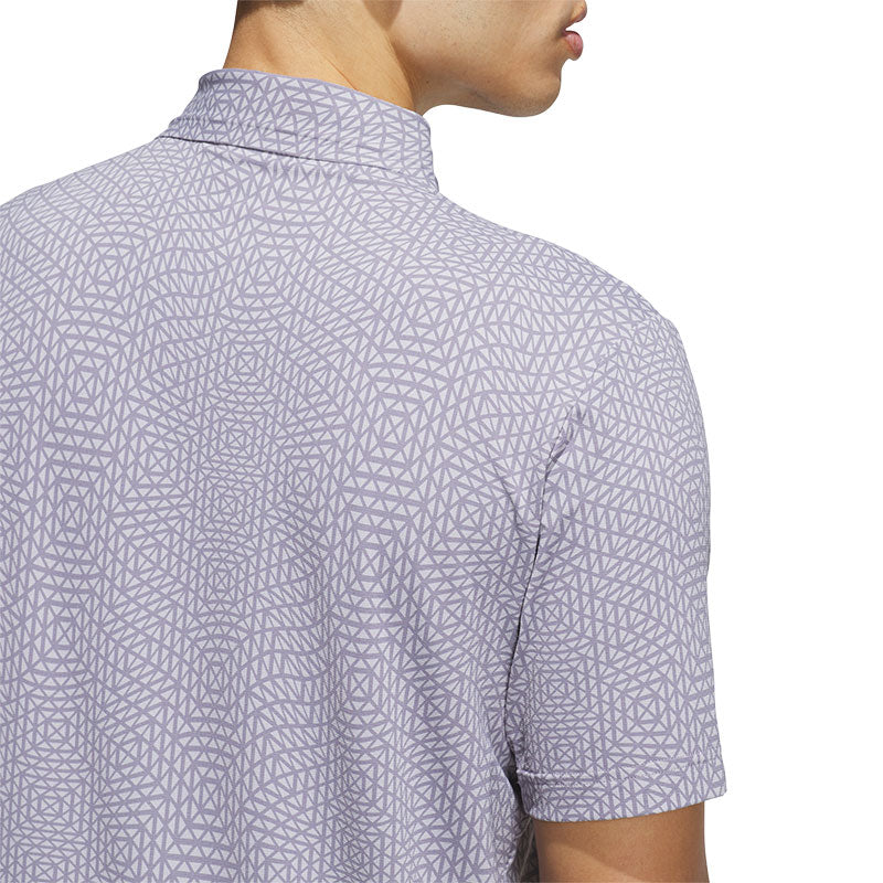 ADIDAS Ultimate365 Tour Cool Feeling Deco Men's Polo  (Slate/Glory Grey)