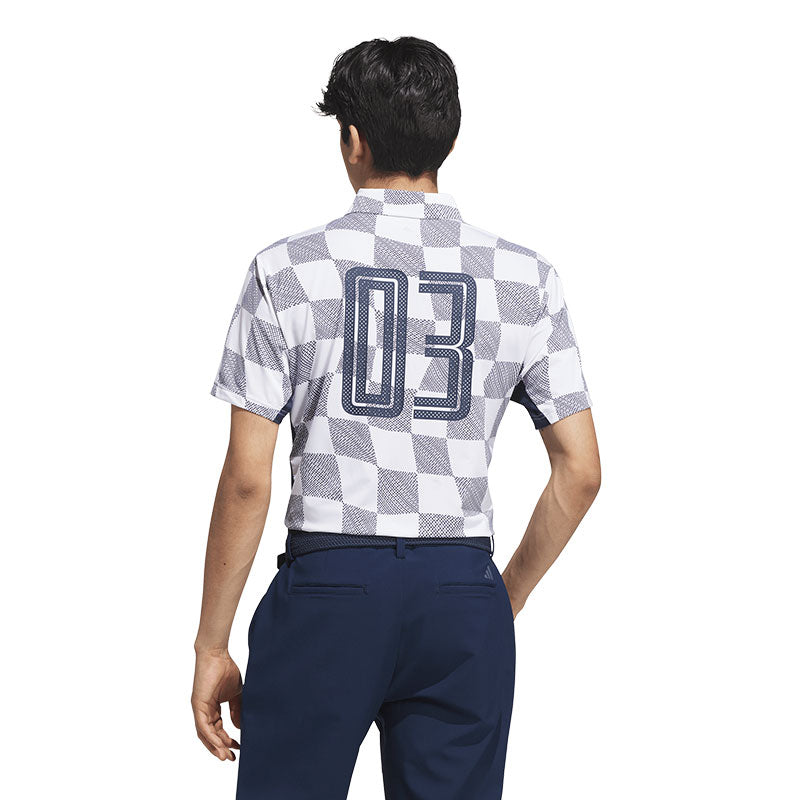 ADIDAS Climacool AOP Men's Polo (White)