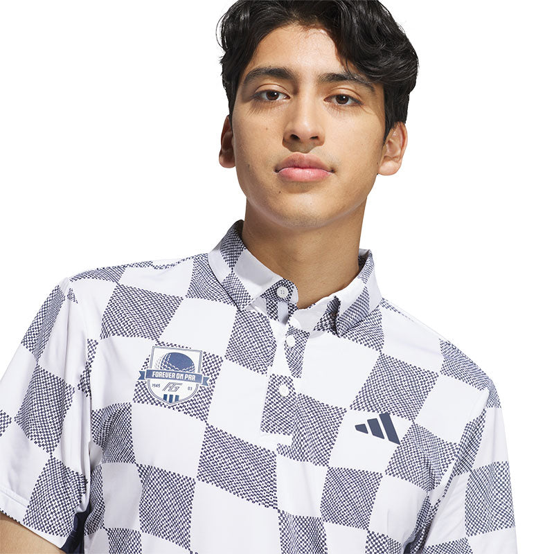 ADIDAS Climacool AOP Men's Polo (White)