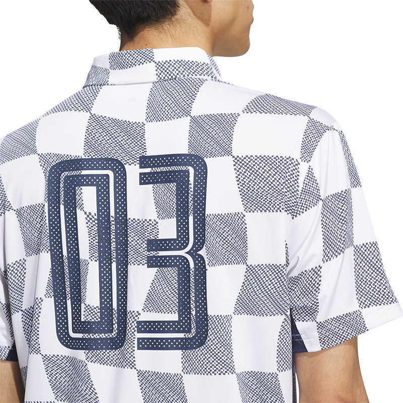 ADIDAS Climacool AOP Men's Polo (White)