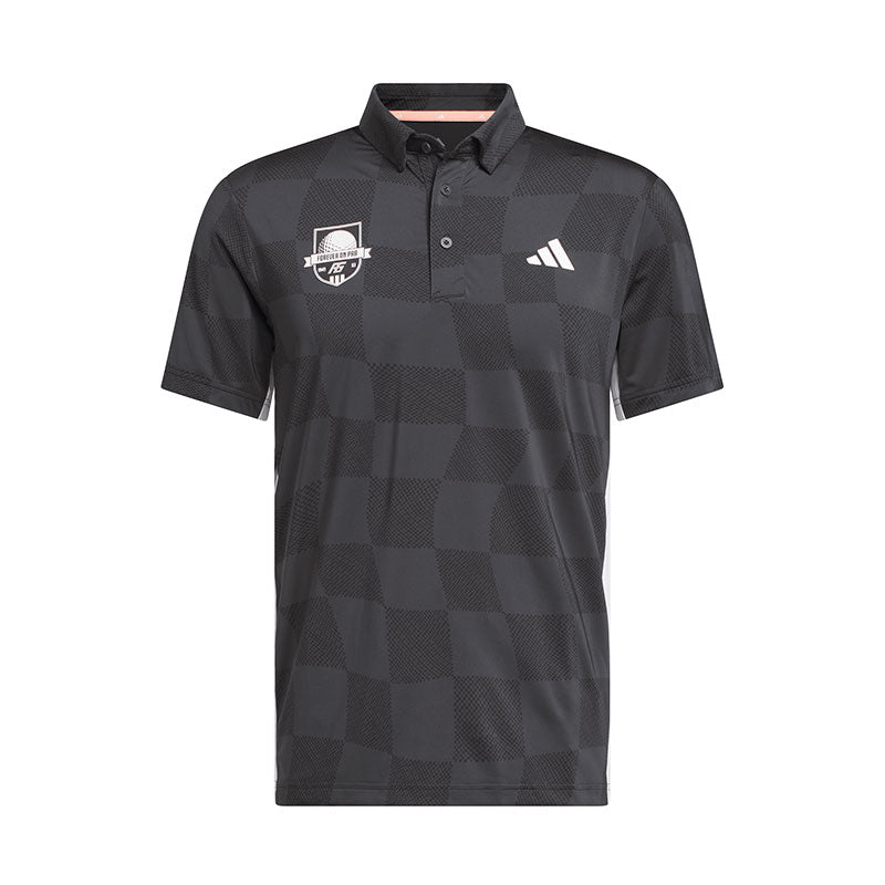 ADIDAS Climacool AOP Men's Polo (Carbon/Black)