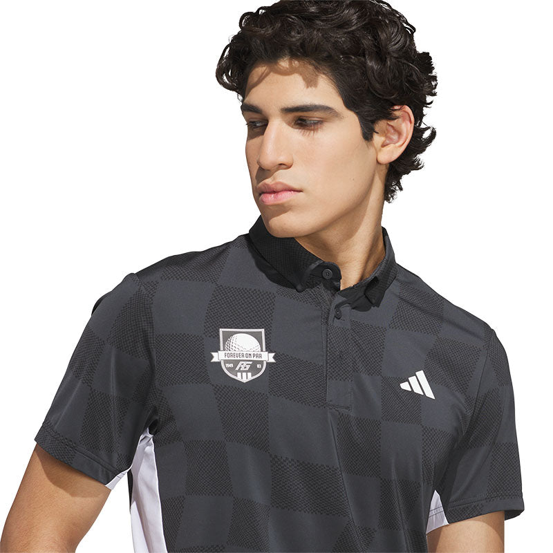 ADIDAS Climacool AOP Men's Polo (Carbon/Black)