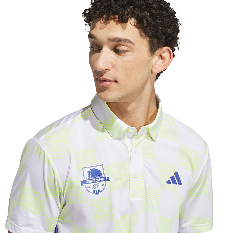 ADIDAS Climacool AOP Men's Polo (Yellow)