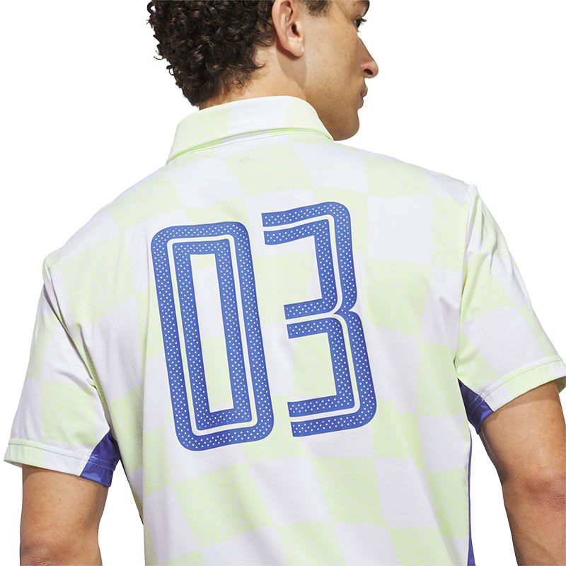 ADIDAS Climacool AOP Men's Polo (Yellow)